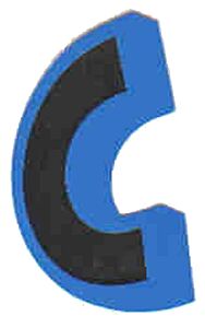 Just Write Expressions Hang Tab Letter C