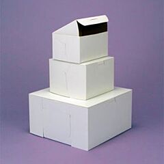 9X9X4 Bakery Box 1Pc - White
