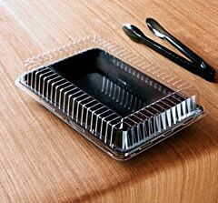 Clear 10" X 14" Rectangle Lid