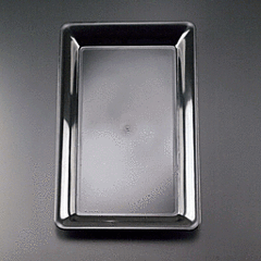 10" X 14" Rectangle Tray - Black