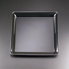 16"X16" Square Tray - Black