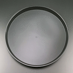 Black 18" Round Tray