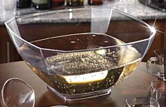 12Qt Square Punch Bowl - Clear