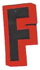 Just Write Expressions Hang Tab Letter F