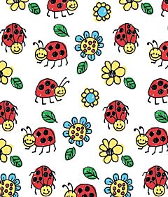 Cello Lunch Bag-Lady Bugs 10Ct