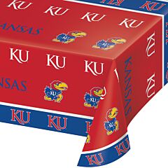 54X108" Plastic Table Cover - Kansas