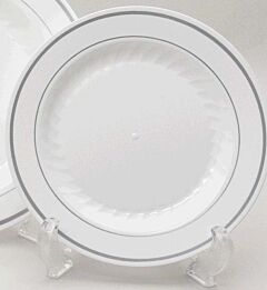 6" Masterpiece Plate White 10/15