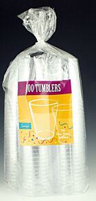 10 oz Tumbler Clear 6/100
