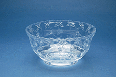 Clear 12 Qt Large Punch Bowl