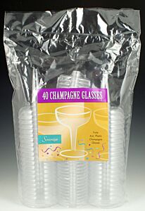 4 oz Champagne Glass 2Pc 10/40