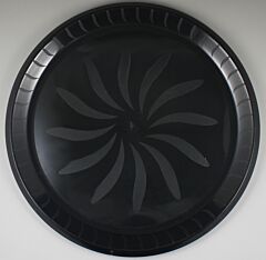16" Swirl Tray - Black
