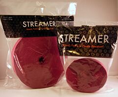81' Crepe Streamer - Maroon