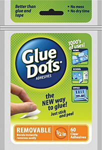 Glue Dots - Removable 60Ct