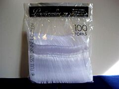 Premierware Fork - Clear 10/100