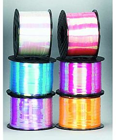 3/16"x250yd Iridescent Pastel Blue Curl Ribbon