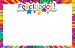 Enclosure Card - Felicidades Stars