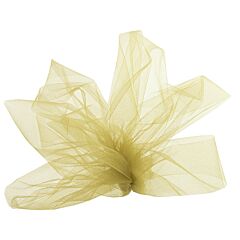 6" X 25 yd Tulle - Antique Gold