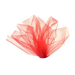 6" X 25 yd Tulle - Red
