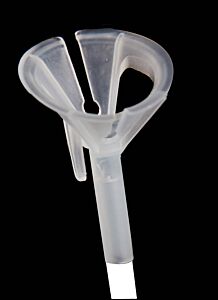 15" Balloon Stick And Cup -White