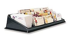 Black Plastic Enclosure Card Rack