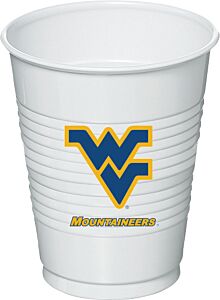 W Virginia Univ - 16oz Cup 8Ct