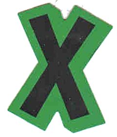 Just Write Expressions Hang Tab Letter X