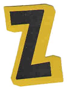 Just Write  Expressions Hang Tab Letter Z