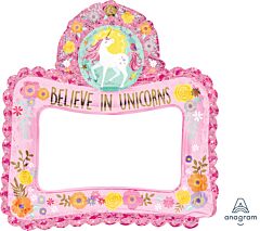 27" Selfie Frame Magic Unicorn Consumer Inflate