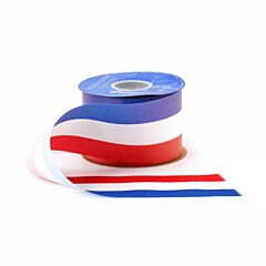 1.5" x 50yd Satin Patriotic Ribbon