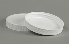 White Ribbed Lid for 32 oz canister