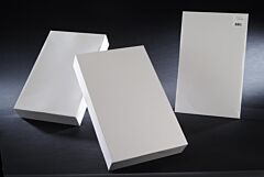 19X12X3" Gloss Apparel Box - White