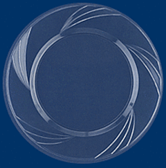 10.75" Newbury Plate Clear 10/15