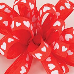 5/8" Fabric Ribbon - Love