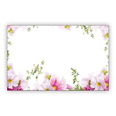 Enclosure Card - Spring Pink Border