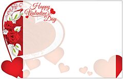 Enclosure Card - Happy Valentine's Day Hearts & Roses