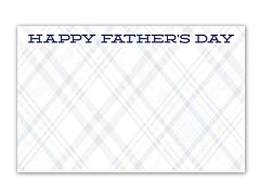 Enclosure Card - Happy Father's Day Argyle