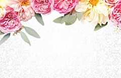 Enclosure Card - Blank Garden Roses