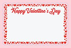 Enclosure Card - Happy Valentine's Day