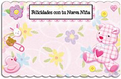 Enclosure Card - Felicidades Niña