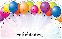 Enclosure Card - Felicidades Balloons