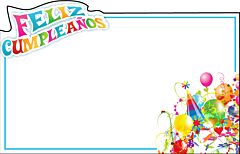 Enclosure Card -Feliz Cumpleanos