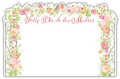 Enclosure Card - HMD Floral Trellis with Birds