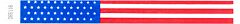 3/4" Tyvek Wristband - USA Flag