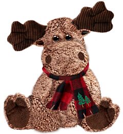 10" Xmas Moose Plush