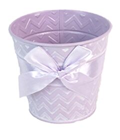 4.5" Chevron Pot - Lavender
