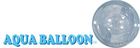 5" Aqua Balloon Clear