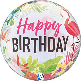 22" Bubble Birthday Tropical Party