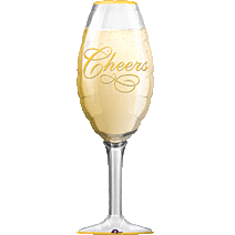38" Champagne Glass