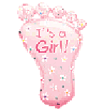 32" Foot - It's a Girl