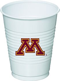 University of Minnesota - 16 oz plastic cup 8ct